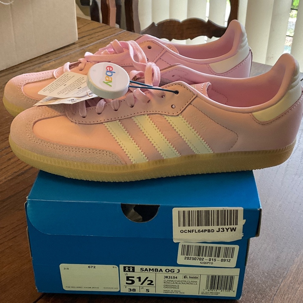 Adidas Women's Pink Samba OG Athletic Shoes